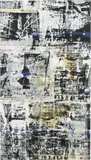 Giorgio Celiberti, Memorie del sottosuolo, 1996, mixed media on canvas tesa on panel