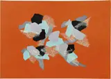 Acropoli by Giulio Turcato, acrylic and collage on canvas, offered Jun 2019
