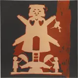 Hans Christian Andersen by Andy Warhol, 1987, screenprint on card, offered Jun 2019