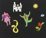 Composizione by Niki de Saint Phalle, collage di carte colorate and matite on card nero, offered Jun 2019