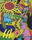 Guillaume Cornelis van Beverloo, Profil de femme au colur de l'eté