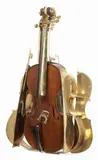 Arman, Chrysalide, 2002, violoncello in bronze and legno