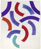 Piero Dorazio, Senza titolo, 1988, gouache on paper