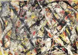 Senza titolo by Emilio Vedova, oil on paper applicata on card, offered Jun 2019