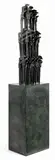 Arman, Undivided attention, 1979, scultura in bronze