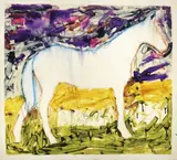 Senza titolo by Mario Schifano, 1979, enamel on canvas, offered Jun 2019