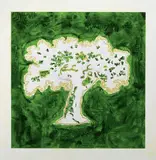 Mario Schifano, Senza titolo, 1995, enamel and acrylic on canvas