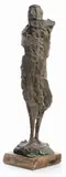 Quinto Martini, Donna nel vento, scultura in bronze