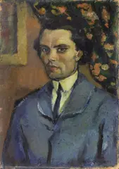 Ritratto di Ostachy by Giovanni Costetti, oil on card, offered Apr 2019