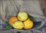 Fillide Levasti, Natura morta, oil on cardboard