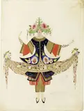 Umberto Brunelleschi, Tre bozzetti per costumi teatrali