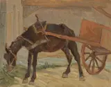 Giovanni March, Riposo, oil on panel