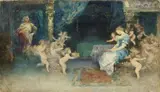 Francesco Vinea, Amor Profano, oil on canvas