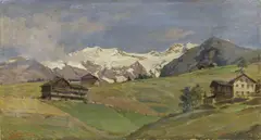 Carlo Cressini, Vallata, oil on canvas