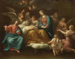 Giovanni Gioseffo dal Sole, Transito di San Giuseppe, oil on canvas