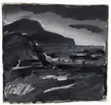 Mario Sironi, Paesaggio con montagne