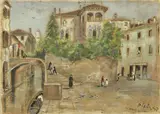 Rio della Torricella by Filippo de Pisis, 1942, oil on canvas, offered Dec 2018