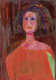 Bruno Cassinari, Figura in rosso