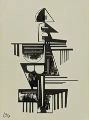 Wassily Kandinsky, Sans titre, 1930, inchiostro di ink on paper
