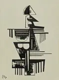 Sans titre by Wassily Kandinsky, 1930, inchiostro di ink on paper, offered Dec 2018