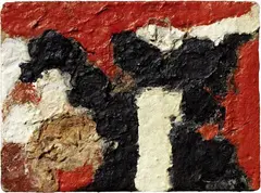 Senza titolo by Alberto Burri, 1952, Stoffa, offered Dec 2018
