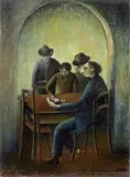 Ottone Rosai, Partita a briscola
