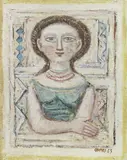 Massimo Campigli, Figura, 1965, oil on canvas