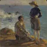 Lionello Balestrieri, Leggenda Bretone (La Glu), oil on canvas