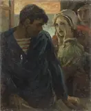 Lionello Balestrieri, Leggenda bretone - L'addio (La Glu)