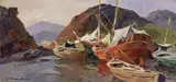 Rio Marina by Carlo Domenici, 1960, oil on faesite, offered Oct 2018