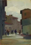 Vecchia Livorno by Renato Natali, 1930, oil on panel, offered Oct 2018