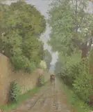 Raffaello Gambogi, Strada con carrozza
