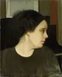 Oscar Ghiglia, Ritratto di Elvira Gonnelli