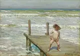 Alceste Campriani, Sul pontile