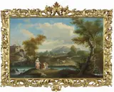 Francesco Zuccarelli, Paesaggio pastorale con figure