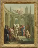 Francesco Fontebasso, La Piscina Probatica, oil on canvas