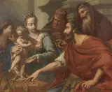 Antonio Molinari, Episodio biblico, oil on canvas