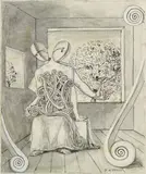 Giorgio de Chirico, Tristezza della primavera, 1970, mixed media on canvas board