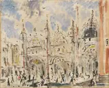 Venezia - San Marco by Filippo de Pisis, 1947, oil on canvas, offered Jun 2018
