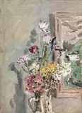Filippo de Pisis, Fiori nella brocca e quadro