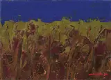 Ennio Morlotti, Ulivi, 1964, oil on canvas