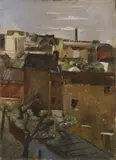 Fausto Pirandello, Tetti di Parigi