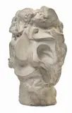 Lorenzo Viani, Testa di uomo, 1919, Scultura in gesso