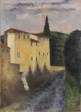 Case sulla Greve by Ottone Rosai, 1938, oil on canvas, offered Jun 2018