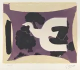 Georges Braque, L'atelier, 1961, lithograph a colori