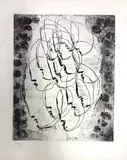 Jean Fautrier, Les massacrés, 1944, etching and acquatinta