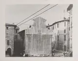 Christo, Due grafiche da «Packet Fountain and Packet Tower, Spoleto, 1968», screenprint