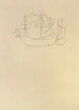 Nicolas de Staël, Tombeau d'Hercules Seghers: Bateaux II, 1954, etching