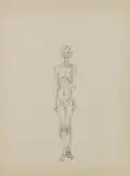 Nu debout II by Alberto Giacometti, 1961, lithograph, offered Jun 2018