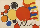Toureau avec spirale rouge by Alexander Calder, 1976, lithograph, offered Jun 2018